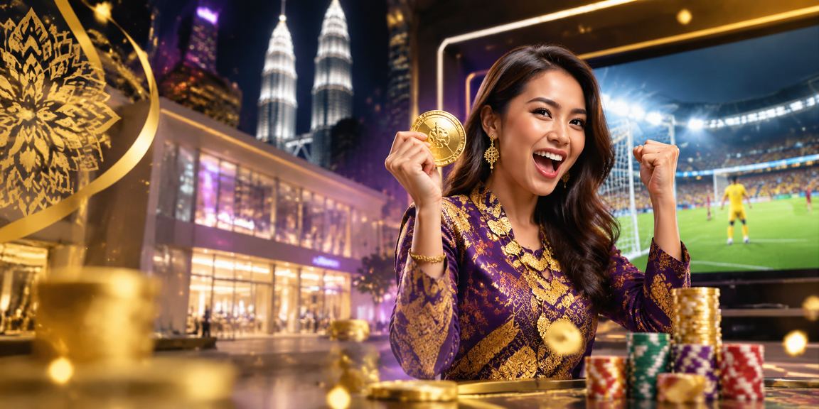 Pemandangan kasino hiburan di Kuala Lumpur pada waktu malam